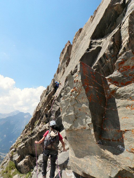Aiguille de la Vanoise (82).jpg - Progression en face Sud